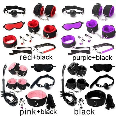 12 jouets adultes d'esclavage d'individu du costume BDSM de sexe de fétiche de SM de kits d'esclavage de PCs